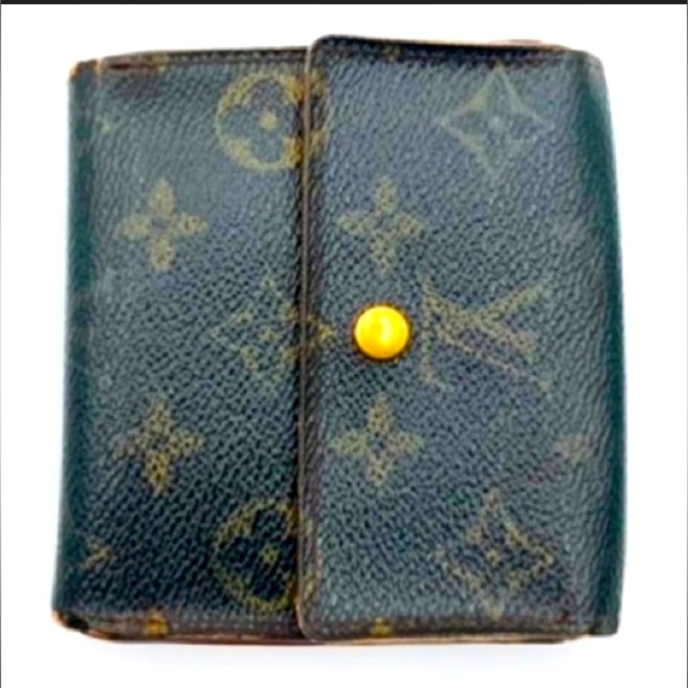 🔥LOW START LV Elise Monogram Double Sided Two Snap Wallet Clean Reseller Pick!